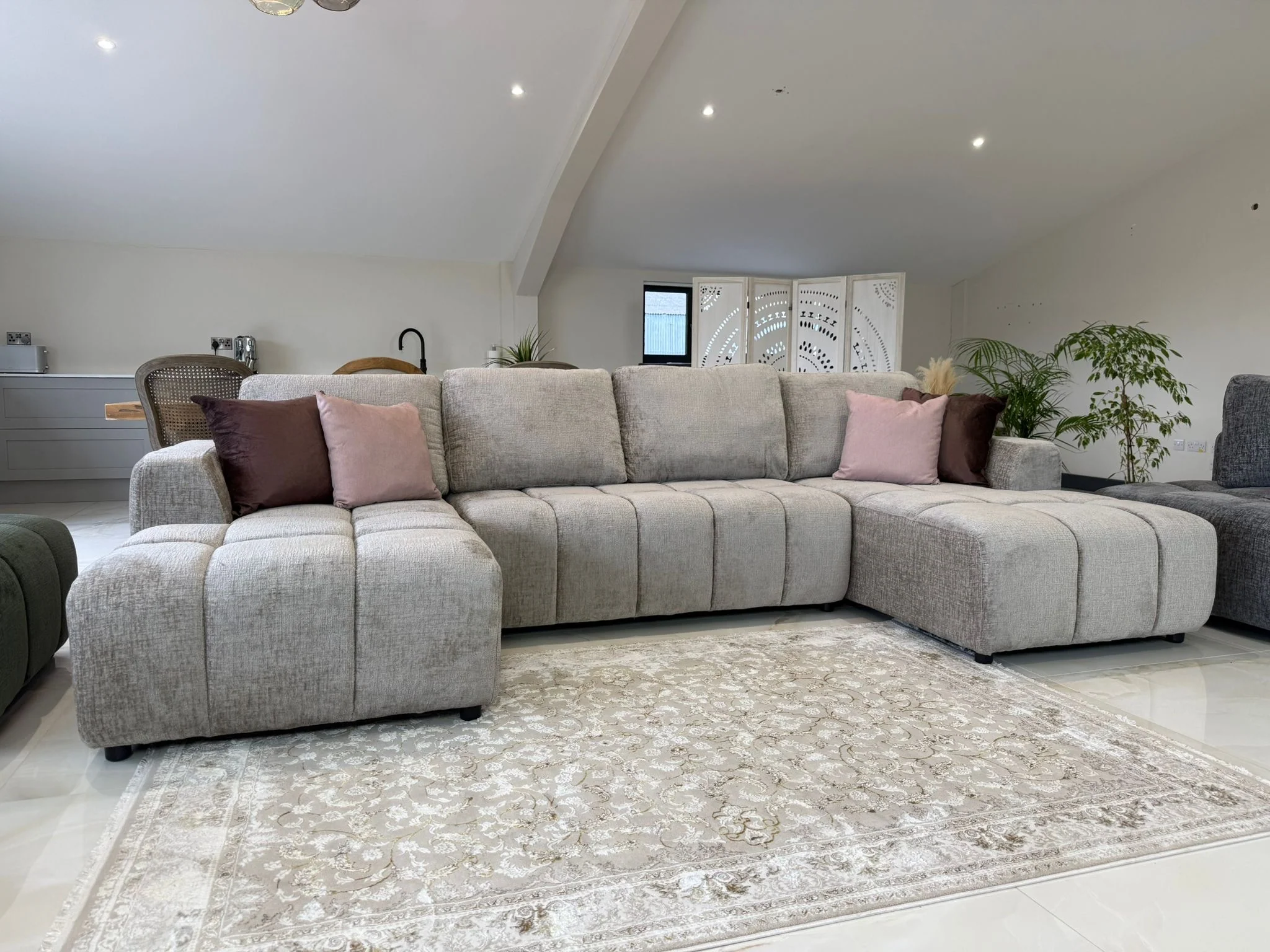 5DCB011B-AE1F-44CD-BAEA-F7881374A9F6 Shanghai Luxury U Shape Sofa Bed - Beige - Image 1