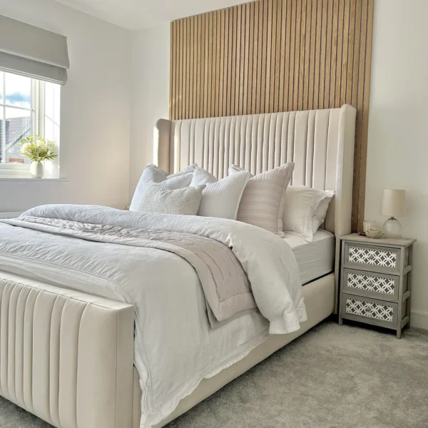 Hilton Wing Bed | Winged Headboard