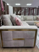 Jupiter Large Corner Sofa - Beige - Image 3
