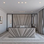 The Freya Noir | Wall Panel TV Foot End