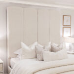 Cascade Cream Boucle Luxury Panelled Bed - Image 4
