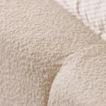 Cascade Cream Boucle Luxury Panelled Bed - Image 5