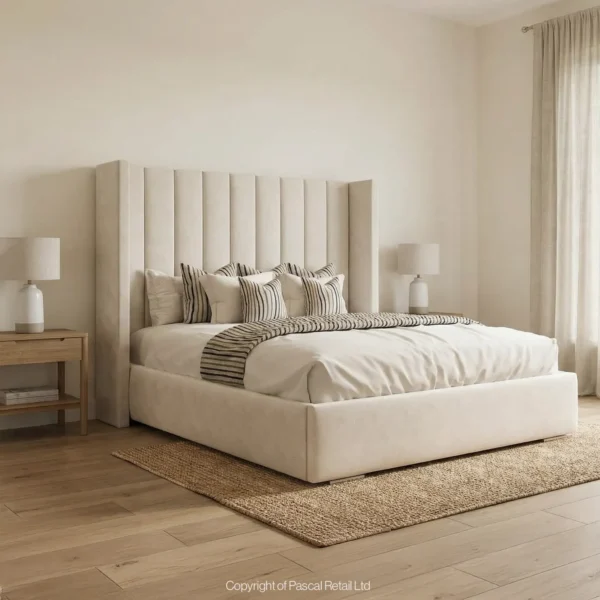2026 Teddy-Duke Wide Headboard Luxury Bed Frame (3-Piece Headboard)
