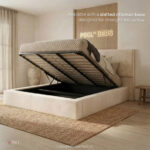 2026 Model Square Hotel Style Bed Frame - Image 5