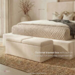 2026 Model Square Hotel Style Bed Frame - Image 6