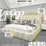 2026 Orlando Bed frame (Optional Ottoman Storage) - Image 7