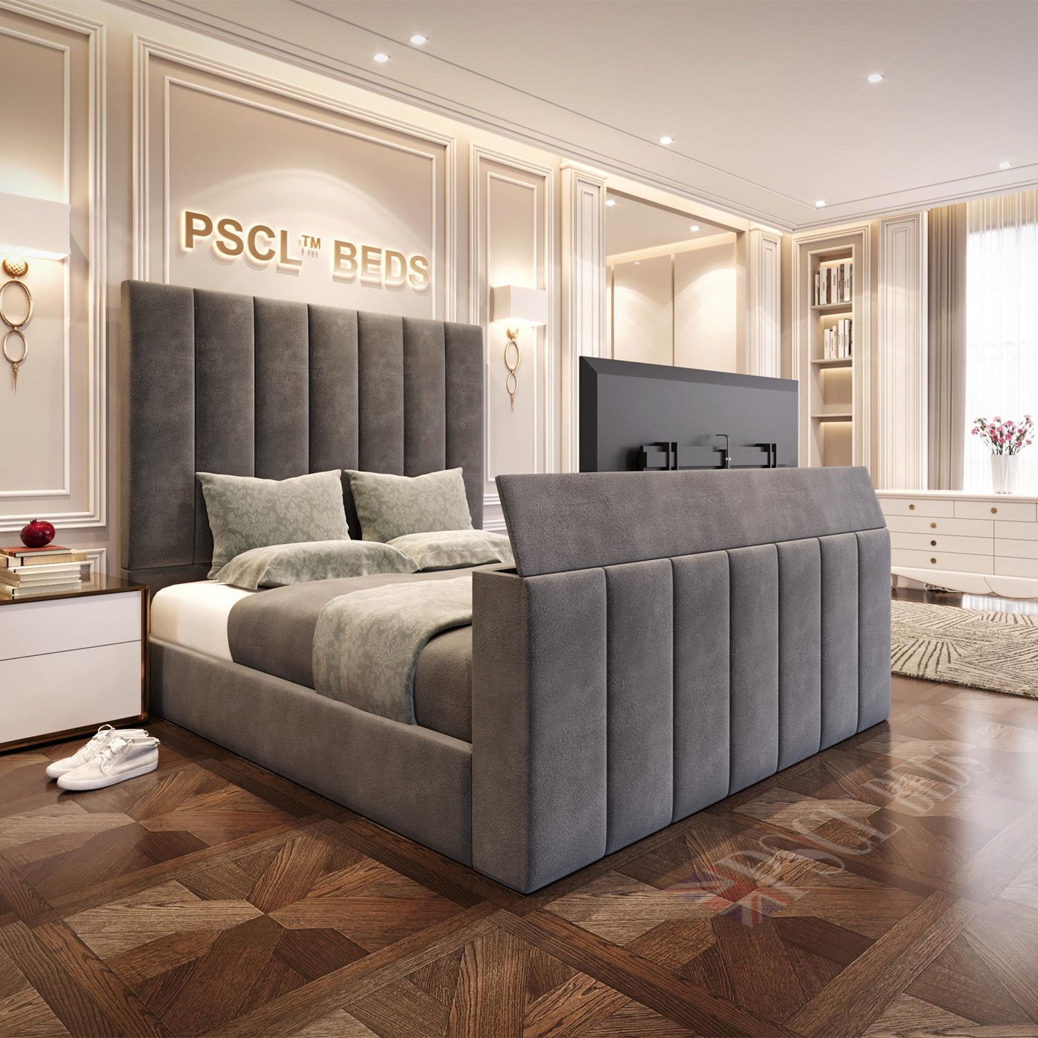 hollywood-tv-bed-FRAME 2026 Bedflix® TV Bed Frame - Image 1