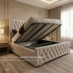 2026 Florence Design Bed Frame With Ottoman Storage - Image 9