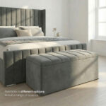 2026 Milan Wingback Bed® with Optional Ottoman Storage - Image 2