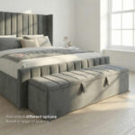 2026 Milan Wingback Bed® with Optional Ottoman Storage - Image 6