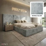 Marble Bahamas PSCL Luxury Hotel Style Wide Bed, Marble Fabric - Image 2