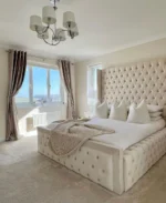 Victor Luxe Bespoke Bed – 70 Inch High Headboard Bed